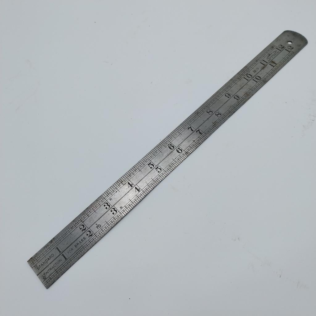 Rabone nr. 19 Metalen maat: 12 inch (ML), Ophalen of Verzenden