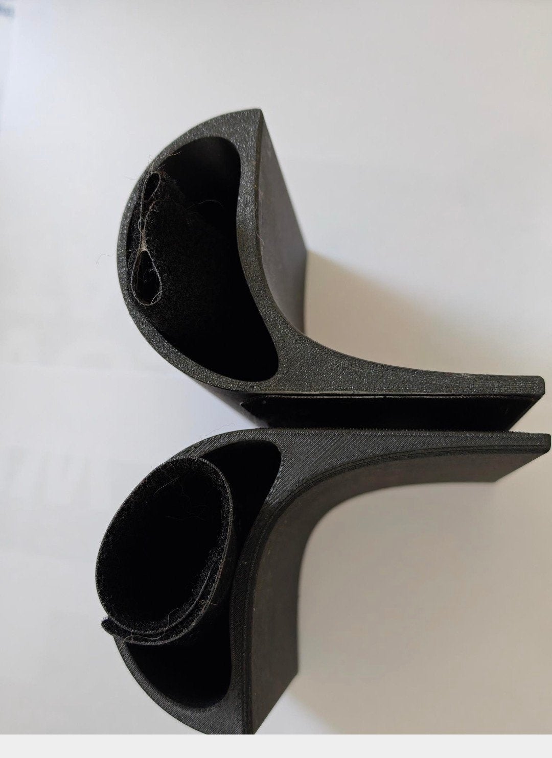 Set lichtgewicht armsteunen velomobiel 3D geprint zwart Alph, Fietsen en Brommers, Ophalen of Verzenden, Nieuw, Ligfiets, Kunststof