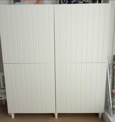 IKEA Besta kast met deuren en planken, Overige materialen, 100 tot 150 cm, 100 tot 150 cm, Ophalen of Verzenden