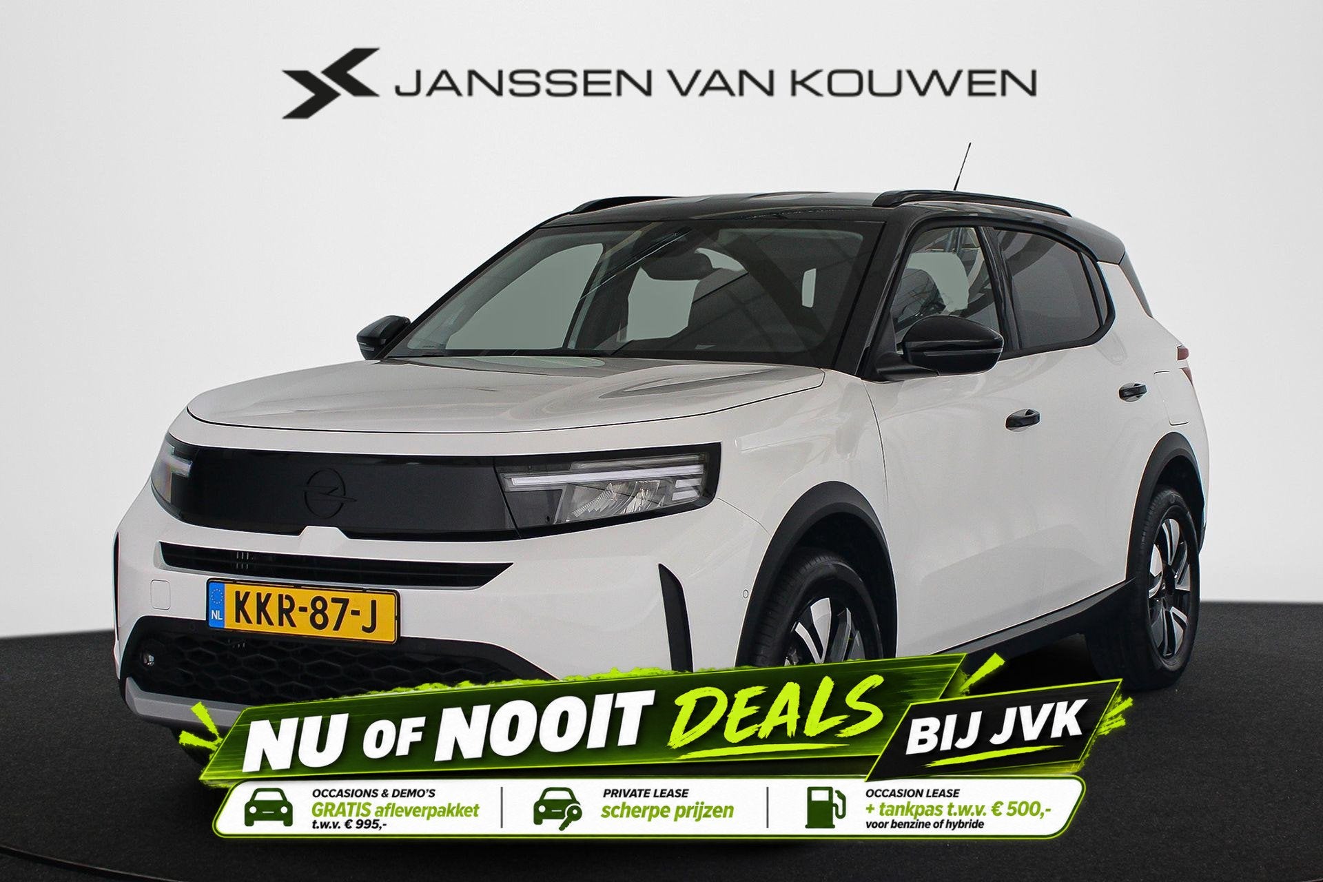Opel Frontera 1.2 Turbo Hybrid GS Stoel-Stuur-Voorruitverwar, Auto's, Stof, 1250 kg, 1199 cc, Wit