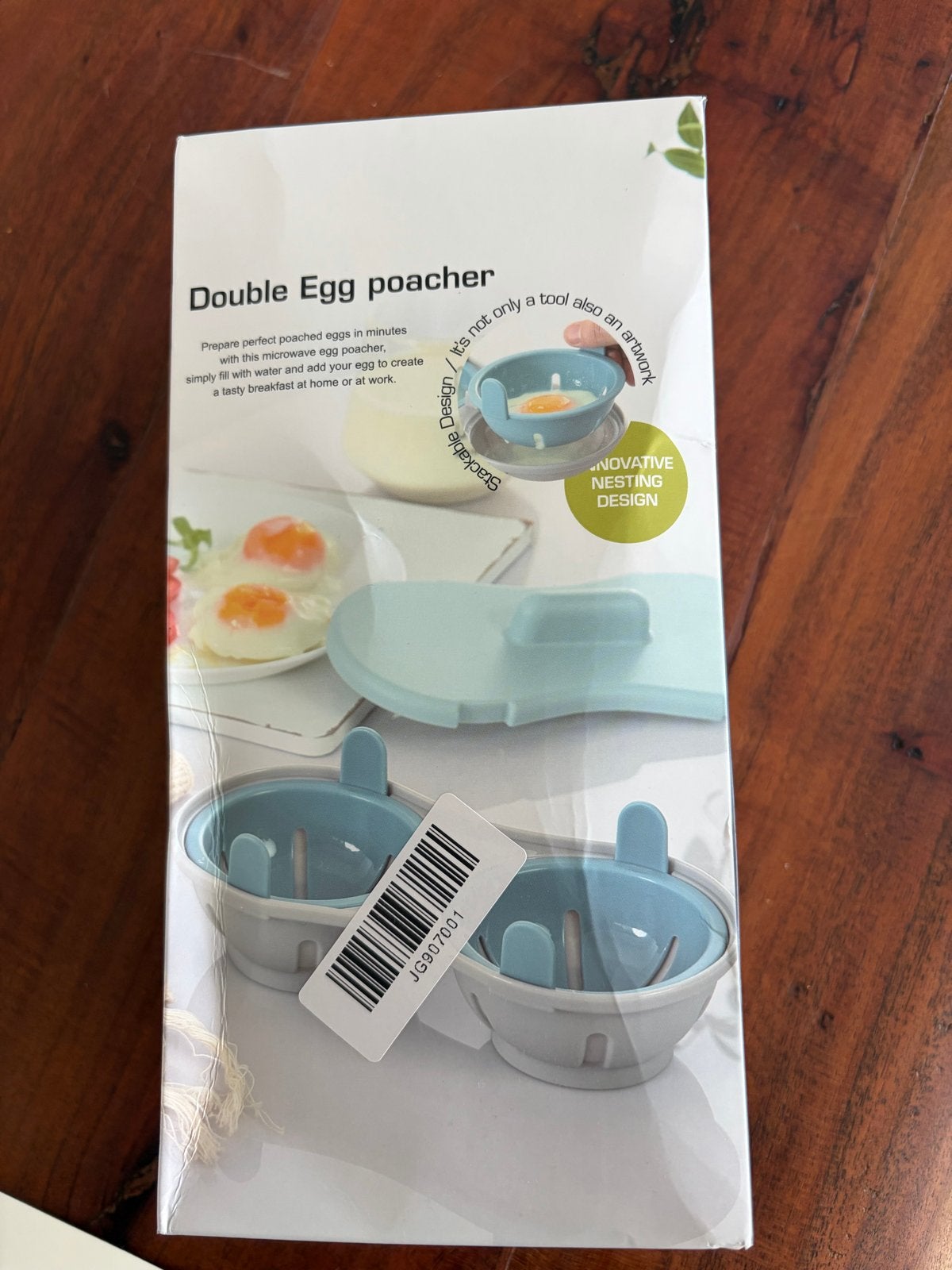 Dubbele magnetron eierkoker - perfect gepocheerde eieren, Witgoed en Apparatuur, Eierkokers, Verzenden, Nieuw