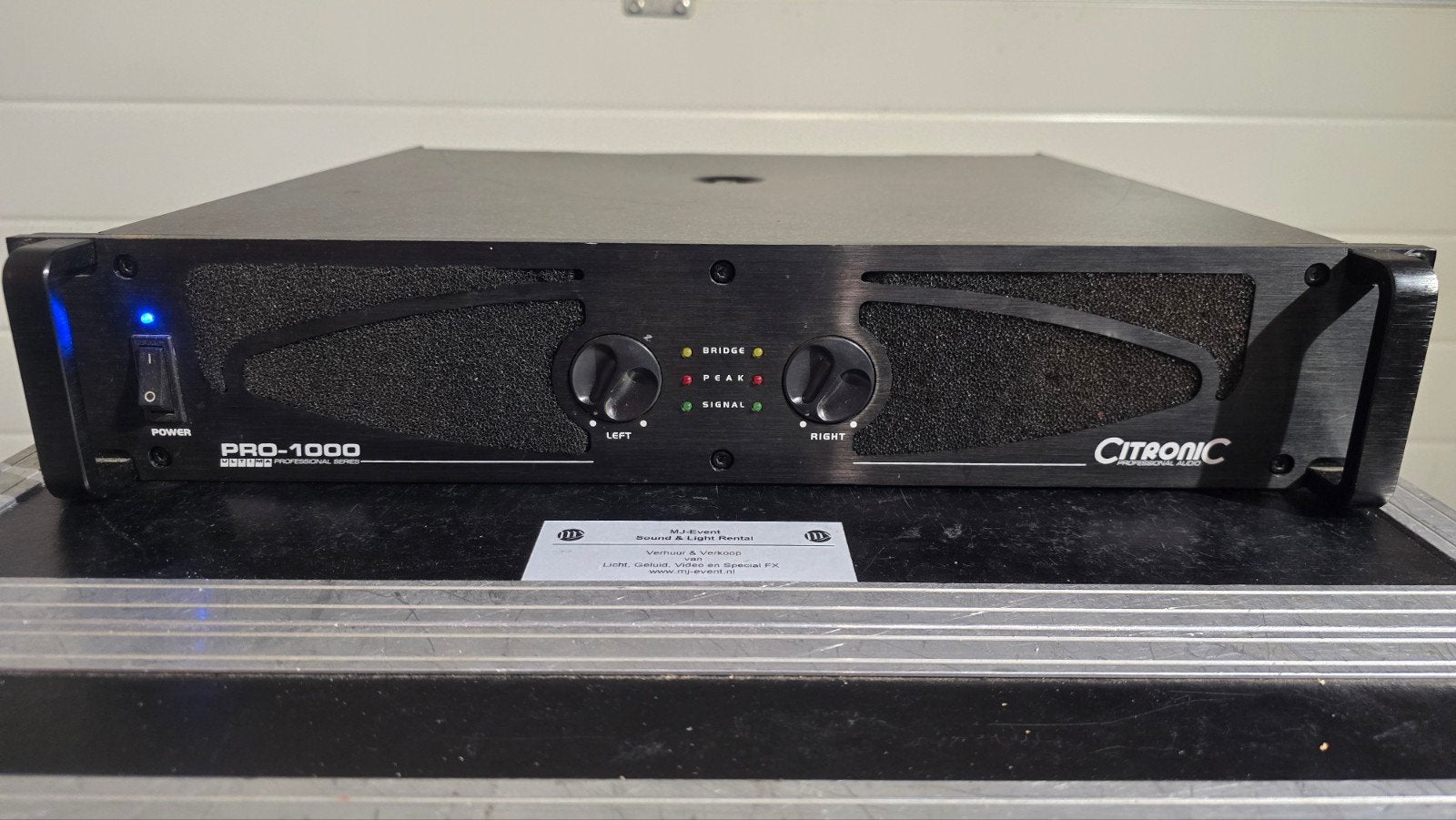 2 x Citronic Pro 1000 – professionele geluidsinstallati, Ophalen, Gebruikt, 500 tot 1000 watt, P.A.