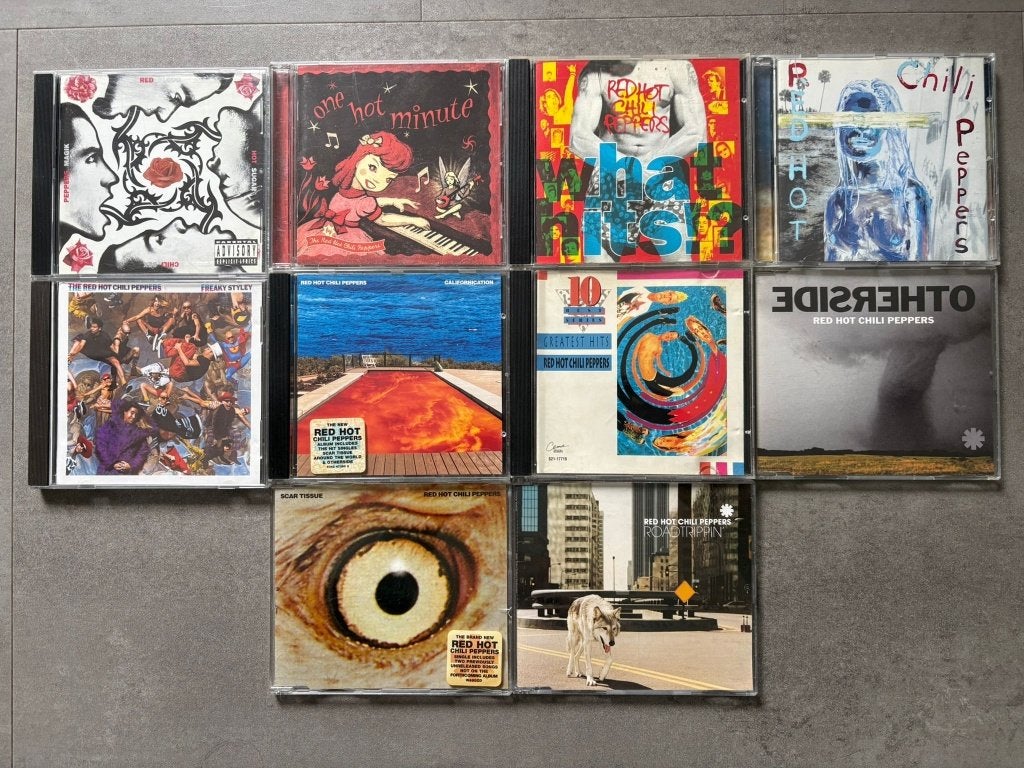 Red Hot Chili Peppers 11x cd- Blood, Freaky, Hot, What Hits?, Ophalen of Verzenden, Zo goed als nieuw, Poprock