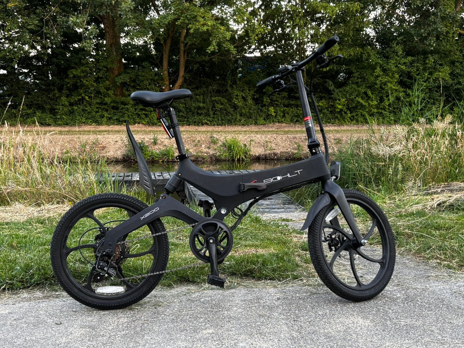 Bohlt X200 elektrische vouwfiets (zwart), Ophalen, 20 inch of meer, Versnellingen, Batavus