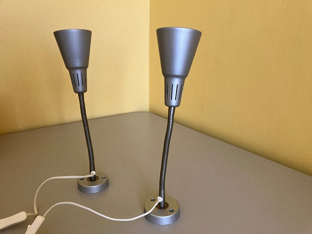 2x mooie muurlamp wandlamp bedlamp bureaulamp, Huis en Inrichting, IKEA, Ophalen of Verzenden, Zo goed als nieuw, Inclusief lichtbron