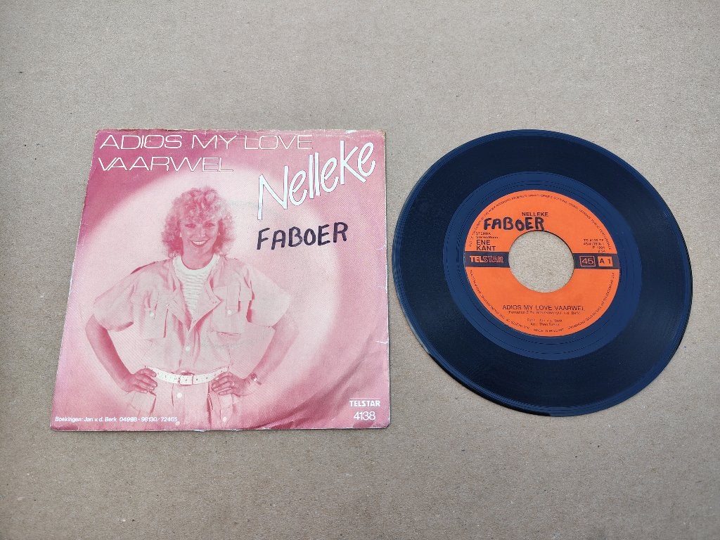 Single: Nelleke - Adios My Love Vaarwel (1984) Telstar, Cd's en Dvd's, Vinyl Singles, Verzenden, Gebruikt, 7 inch, Pop