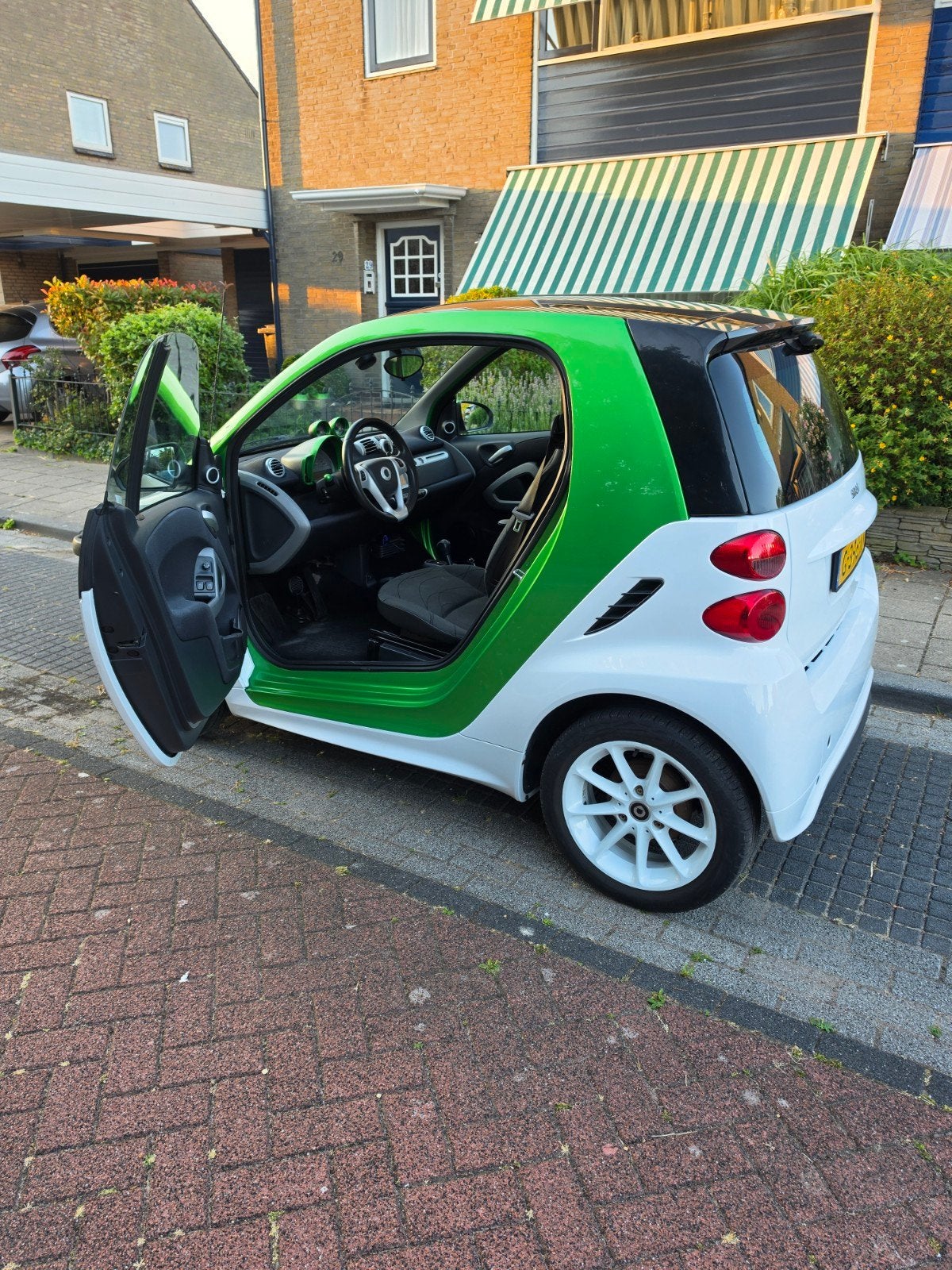 Smart ForTwo Electric Drive 3 "Greenflash" 451, Auto's, Smart, Achterwielaandrijving, 47 pk, Elektrisch, Handgeschakeld