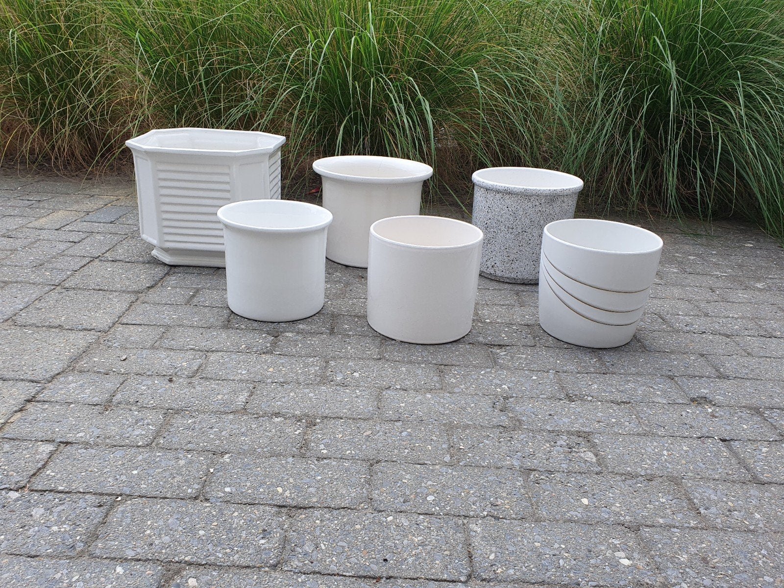 Diverse bloempotten, Ophalen, Rond, Aardewerk, Minder dan 40 cm
