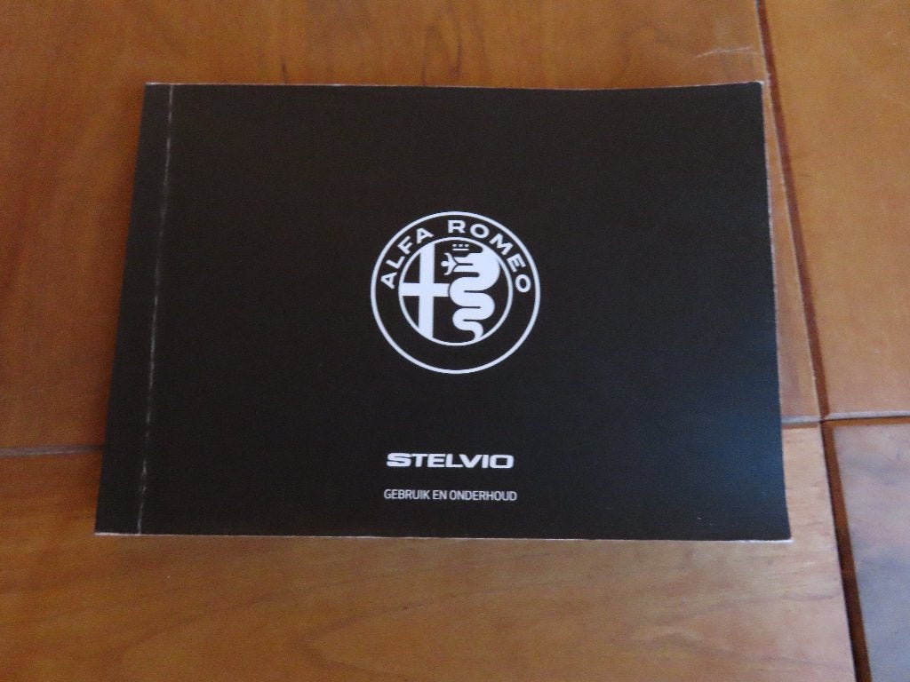 Instructieboek Alfa Romeo Stelvio 2018, Ophalen of Verzenden