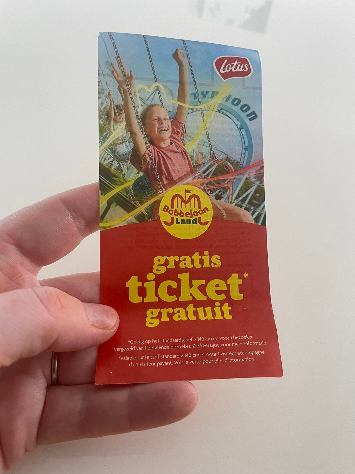 Bobbejaanland ticket, Tickets en Kaartjes, Eén persoon, Ticket of Toegangskaart