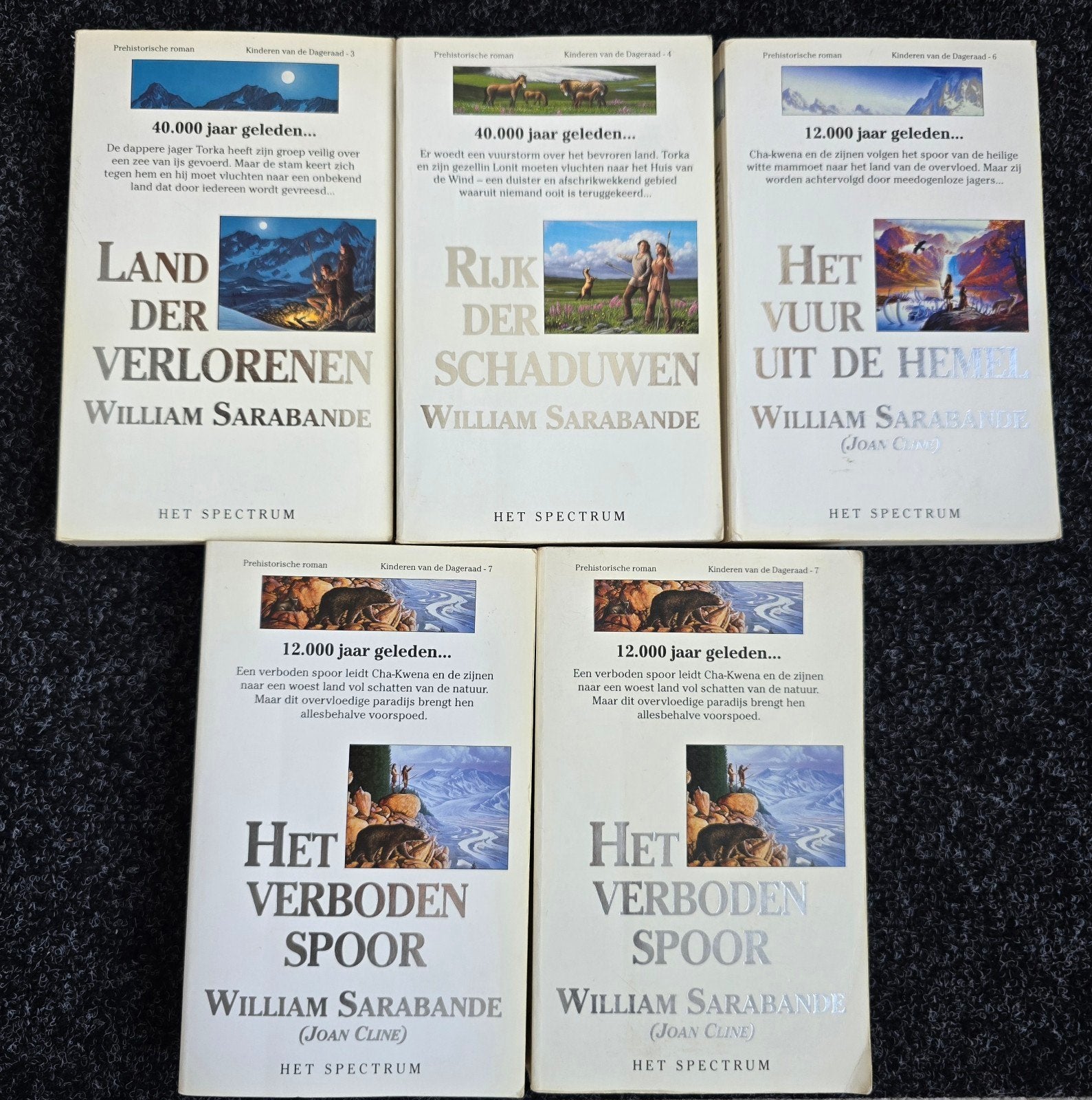 WILLIAM SARABANDE KINDEREN VAN DAGERAAD SET. Deel 3, 4, 6, 7, Ophalen of Verzenden