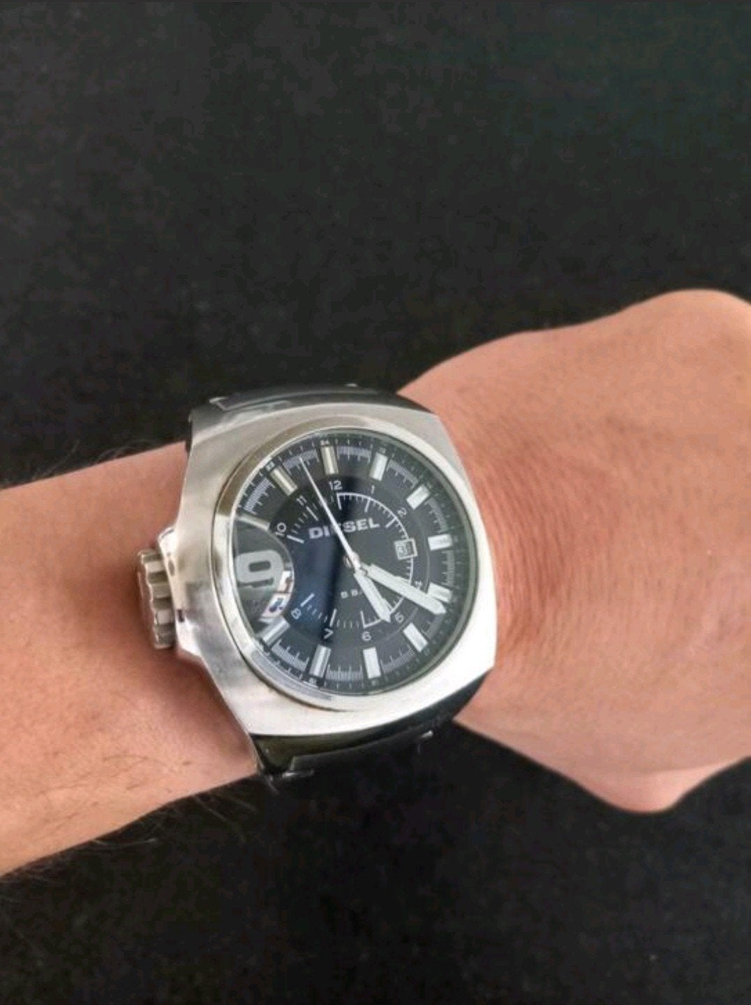 Diesel DZ1237 Horloge, Sieraden, Tassen en Uiterlijk, Diesel, IOS, Ophalen of Verzenden, Zo goed als nieuw