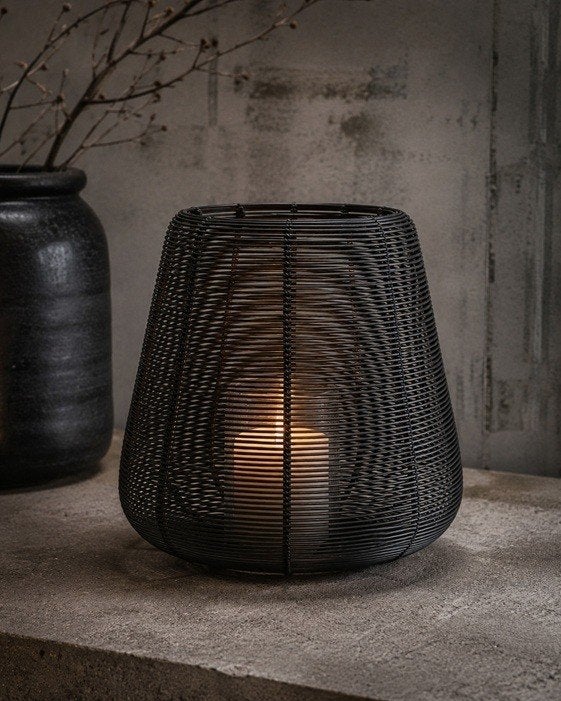 Diga Colmore windlicht XL zwart Nieuw!, Windlicht, Zwart, Nieuw, Ophalen of Verzenden