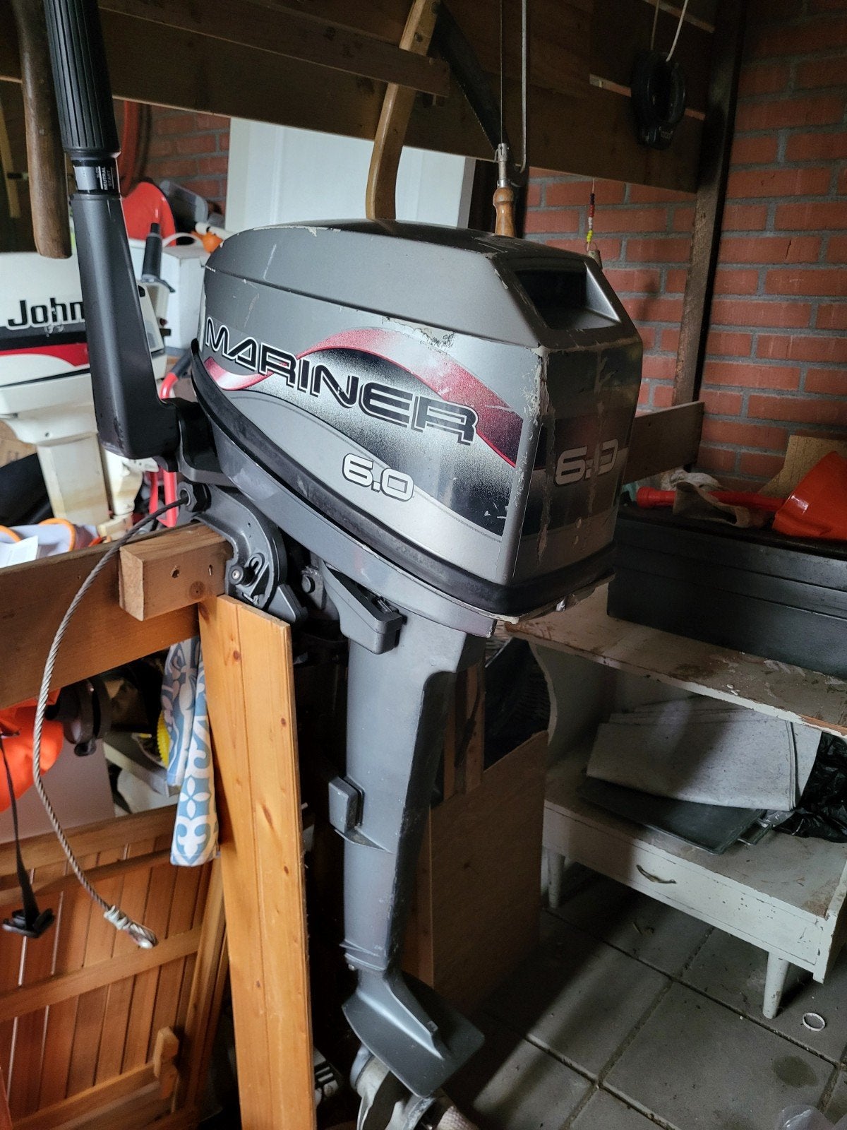 mariner 6pk 2takt, Ophalen, Gebruikt, Motor en Techniek, Zeilboot of Motorboot