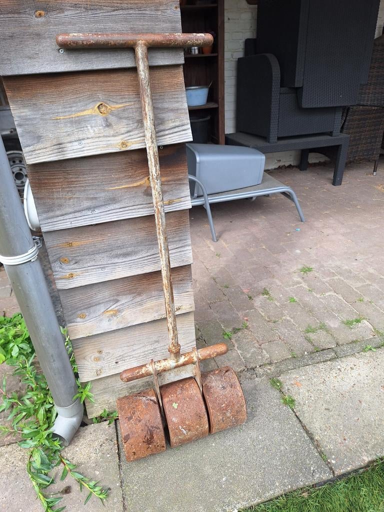 Antieke Gras-/Tuinroller - Te Koop of Te Huur, Ophalen of Verzenden