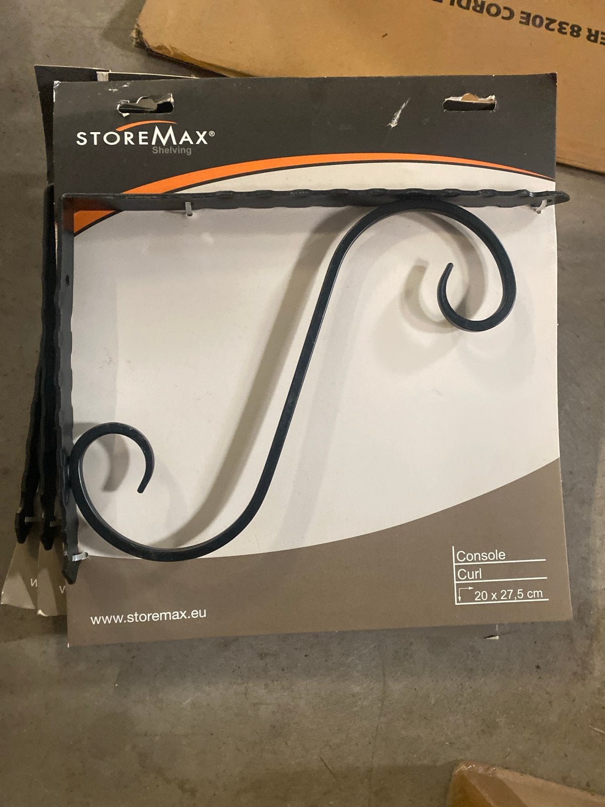 4x Nieuwe StoreMax Console Curl 20x27,5 cm - Zwart, Zwart, Onbekend, Nieuw, Ophalen of Verzenden