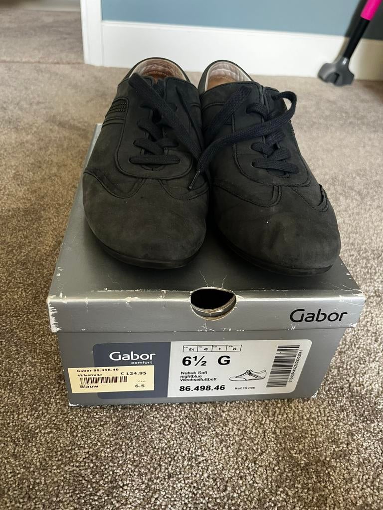 Gabor schoenen dr blauw maat 6.5/40, Ophalen of Verzenden, Zo goed als nieuw