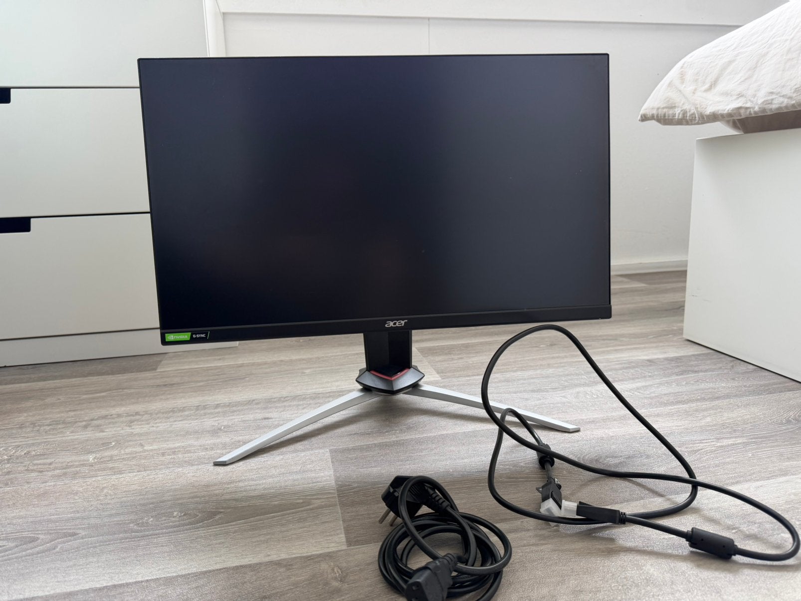 144HZ Acer Monitor 24inch, Ophalen, IPS, 101 t/m 150 Hz, In hoogte verstelbaar