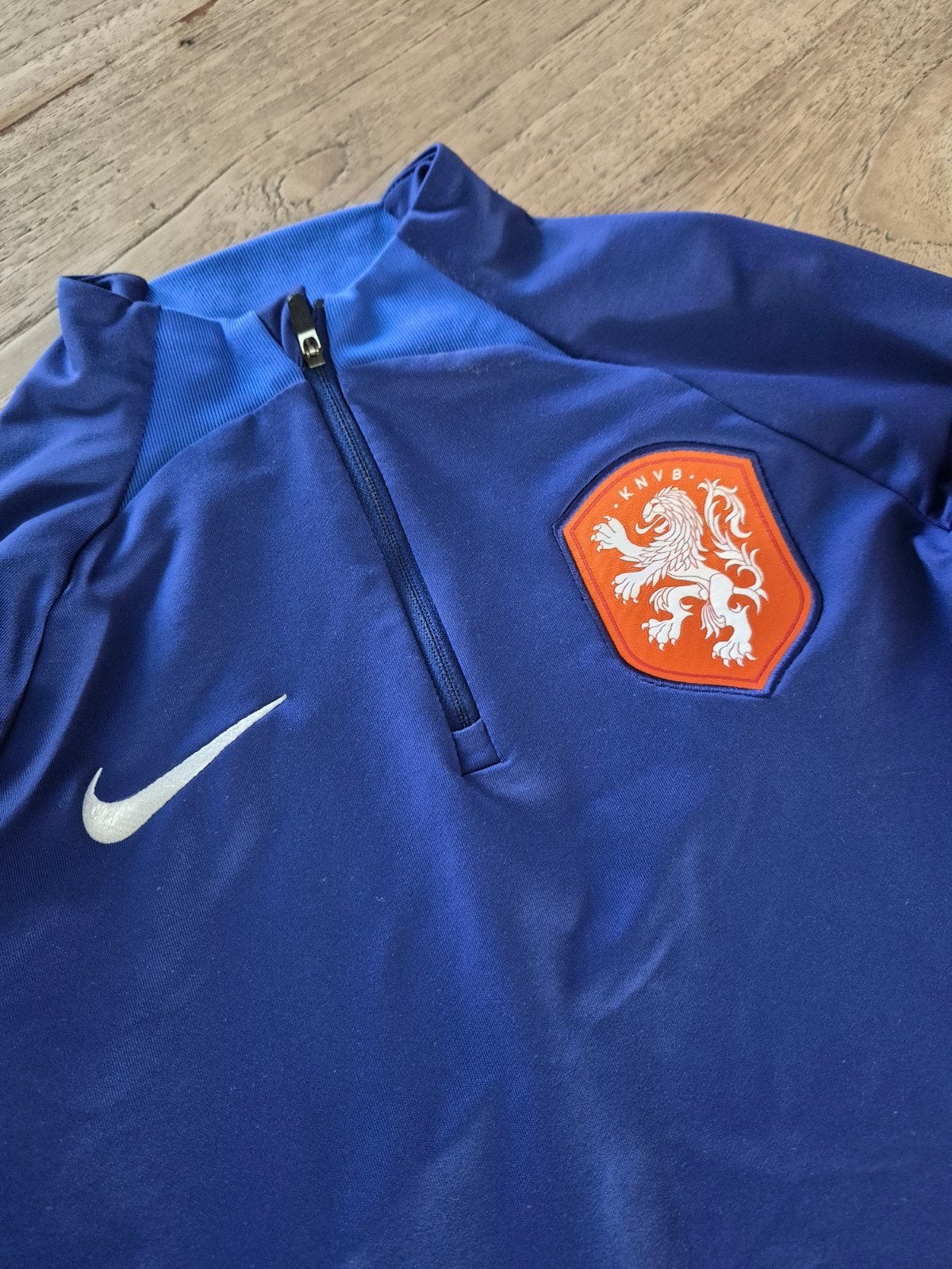 Nike KNVB Kids (M)Trainingspak - Zeer Netjes, Blauw, Nike, Overige maten, Ophalen of Verzenden