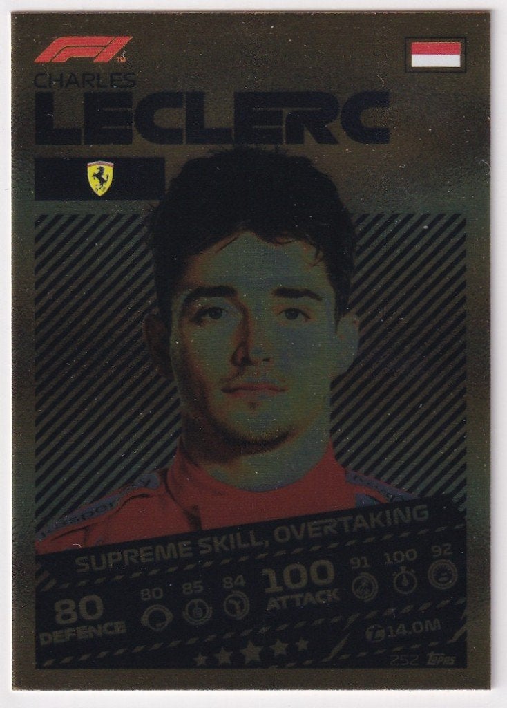 Charles Lelcerc Gold #252, Verzenden, Nieuw, Formule 1