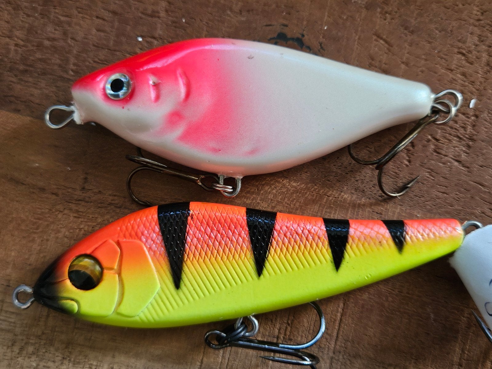 2x jerkbait, Watersport en Boten, Verzenden, Zo goed als nieuw, Overige typen