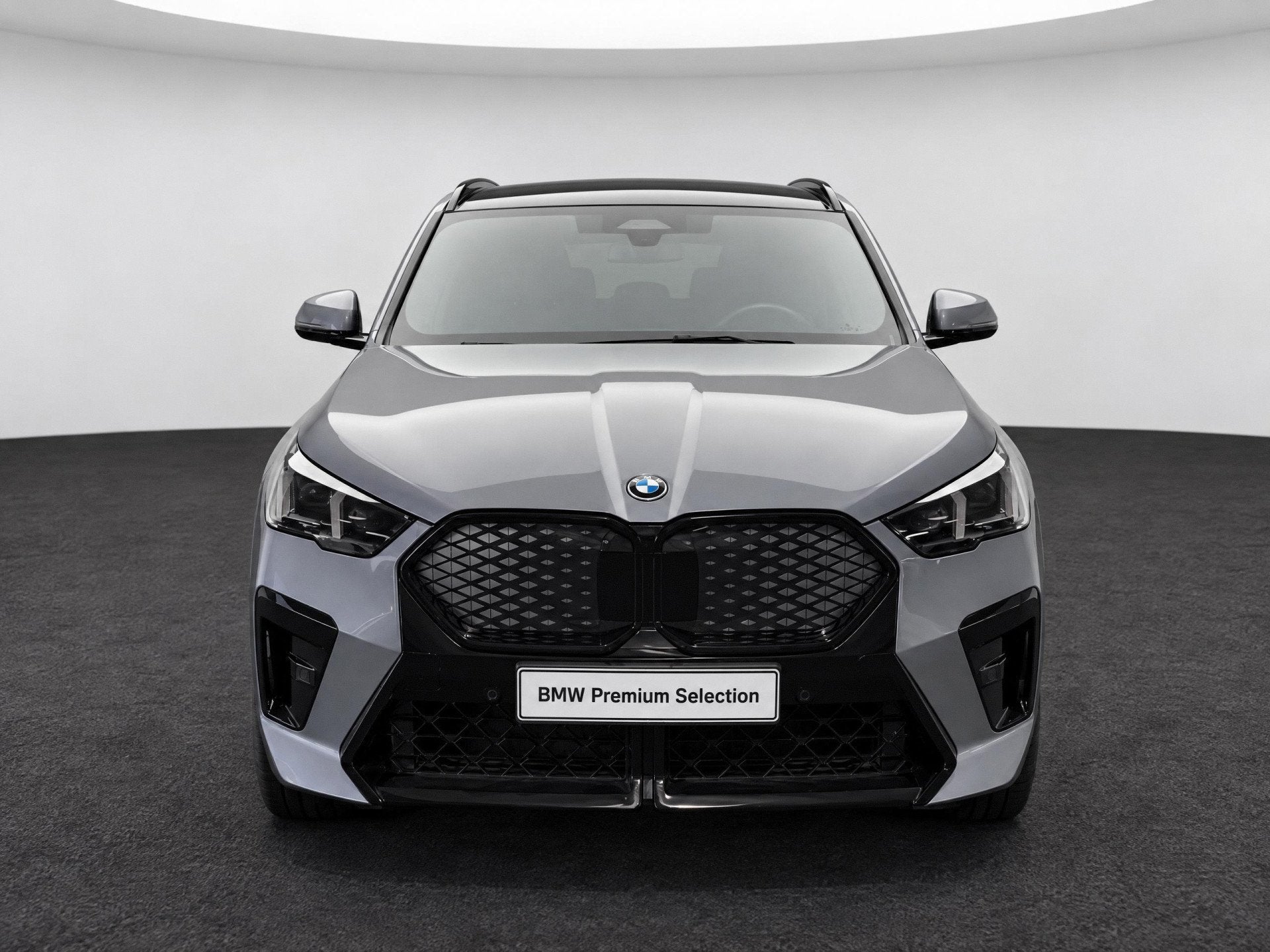 BMW iX2 xDrive30 M Sport / Trekhaak / Panoramadak / Sportsto, Dealer onderhouden, Zwart, Met garantie (alle), 24 min