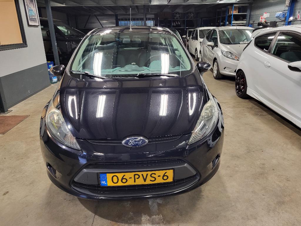 Ford Fiësta 1.25 Limited 3-Drs. bj.2011 Verkocht, Voorwielaandrijving, Stof, 4 cilinders, Zwart