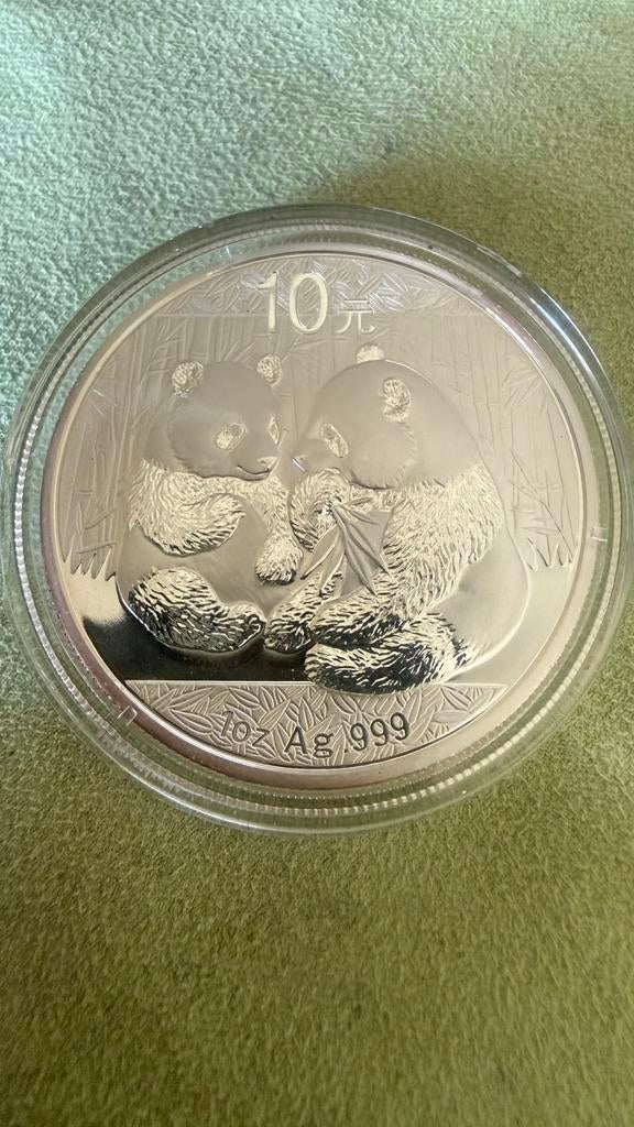 2009 Silver 10 Y China Panda, Verzenden, Zilver