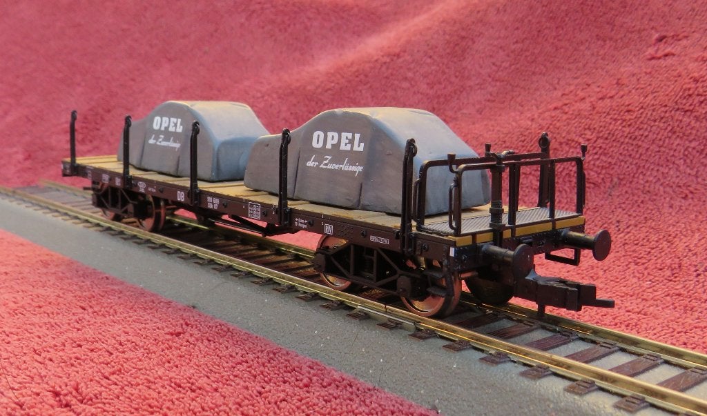 Fleischmann 80 5286. DB Rongenwagen Opel, Gelijkstroom, Fleischmann, Wagon, Ophalen of Verzenden