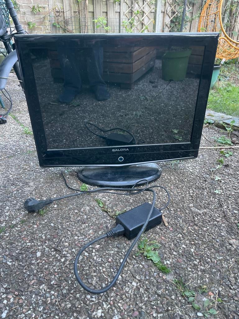 Klein Salora tv'tje met Dvd ingang, Overige merken, Gebruikt, 50 Hz, Ophalen of Verzenden