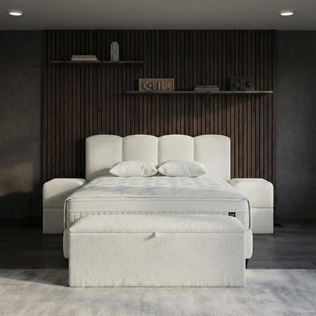 Boxsprings Bed Opberg bed v.a. €795, Ophalen, Overige kleuren, Modern Hotel, Overige maten