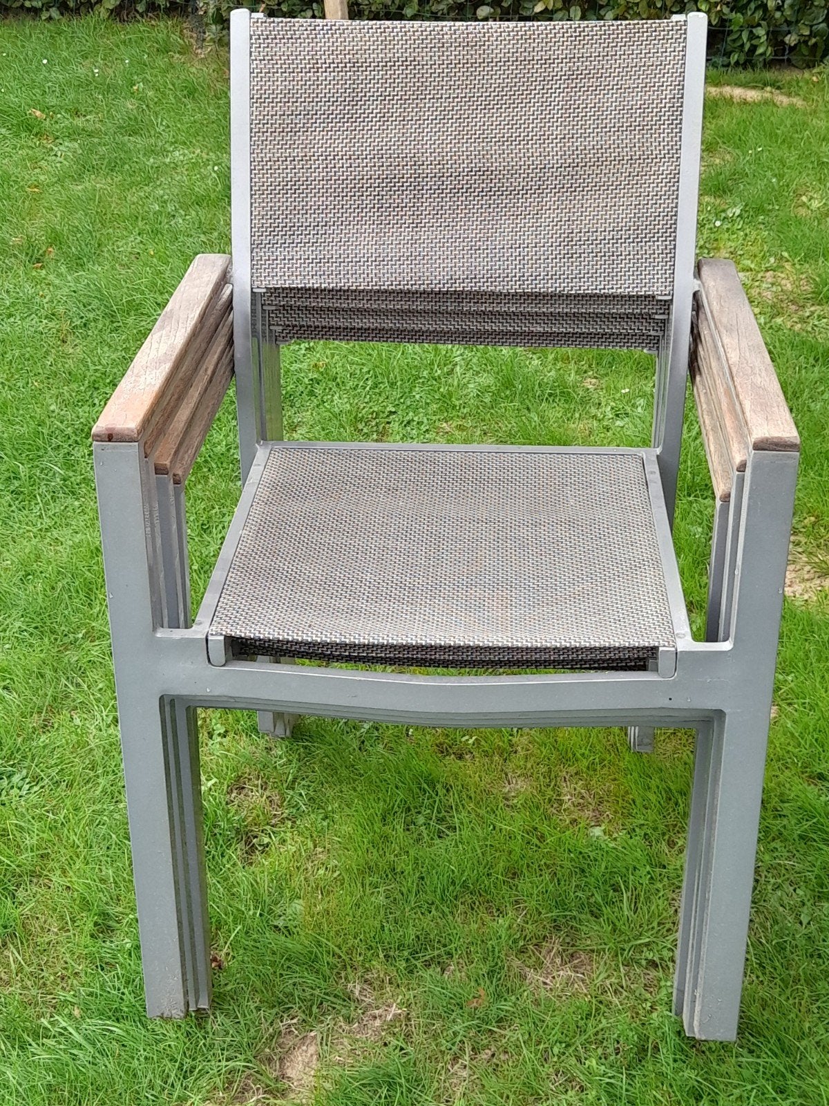Tuinstoelen, Ophalen, Gebruikt, Aluminium, Stapelbaar