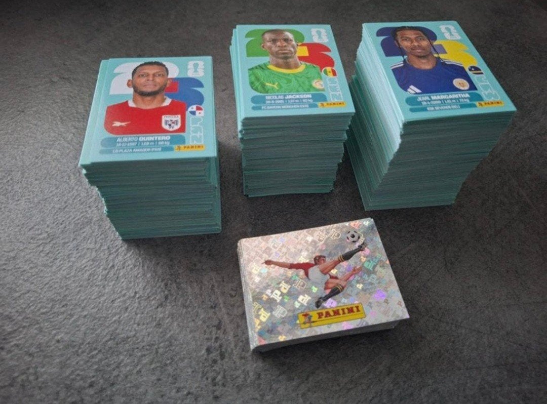 Panini stickers WK 2026 USA per stuk t.k. vanaf €0,18 cent., Ophalen of Verzenden, Zo goed als nieuw, Meerdere stickers