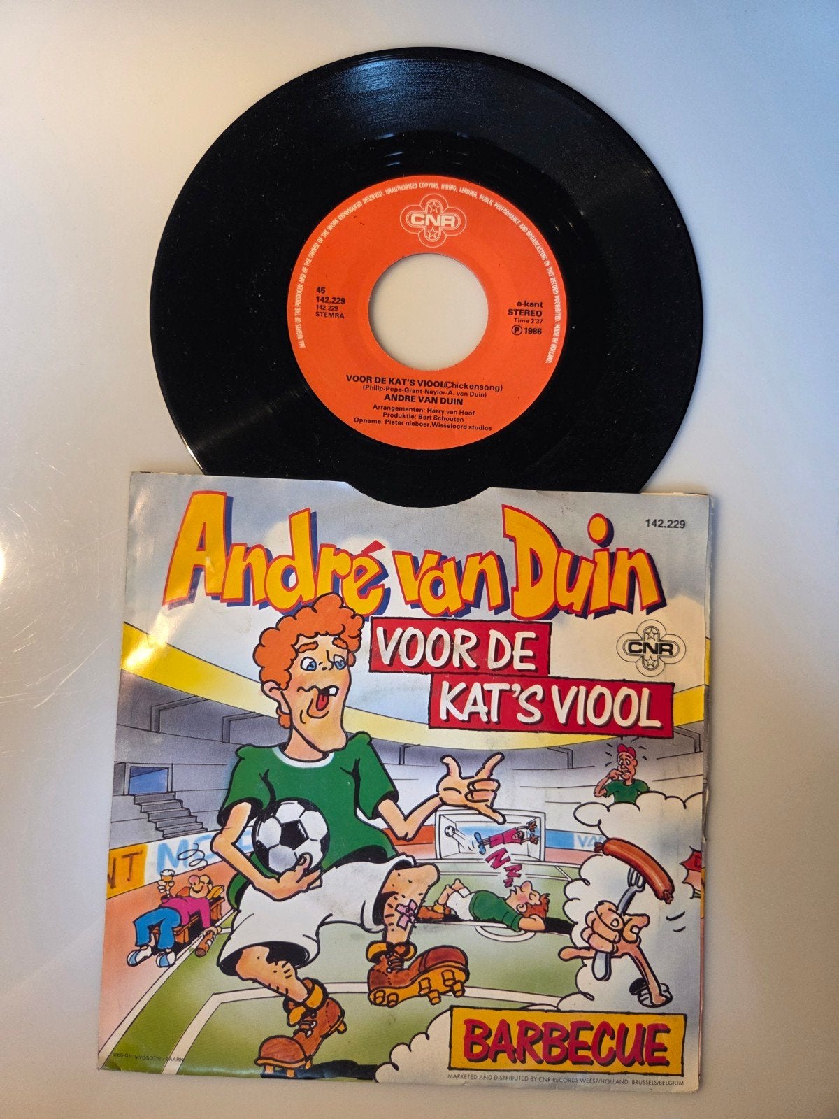 André van Duin - Voor de kat's viool, Ophalen of Verzenden, Gebruikt, 7 inch, Nederlandstalig