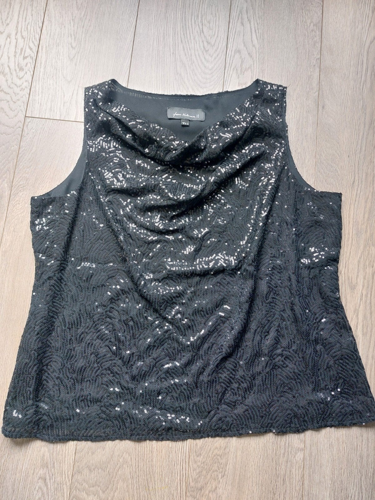 Frans Molenaar feestelijke top, Zwart, Maat 46/48 (XL) of groter, Ophalen of Verzenden, Zo goed als nieuw