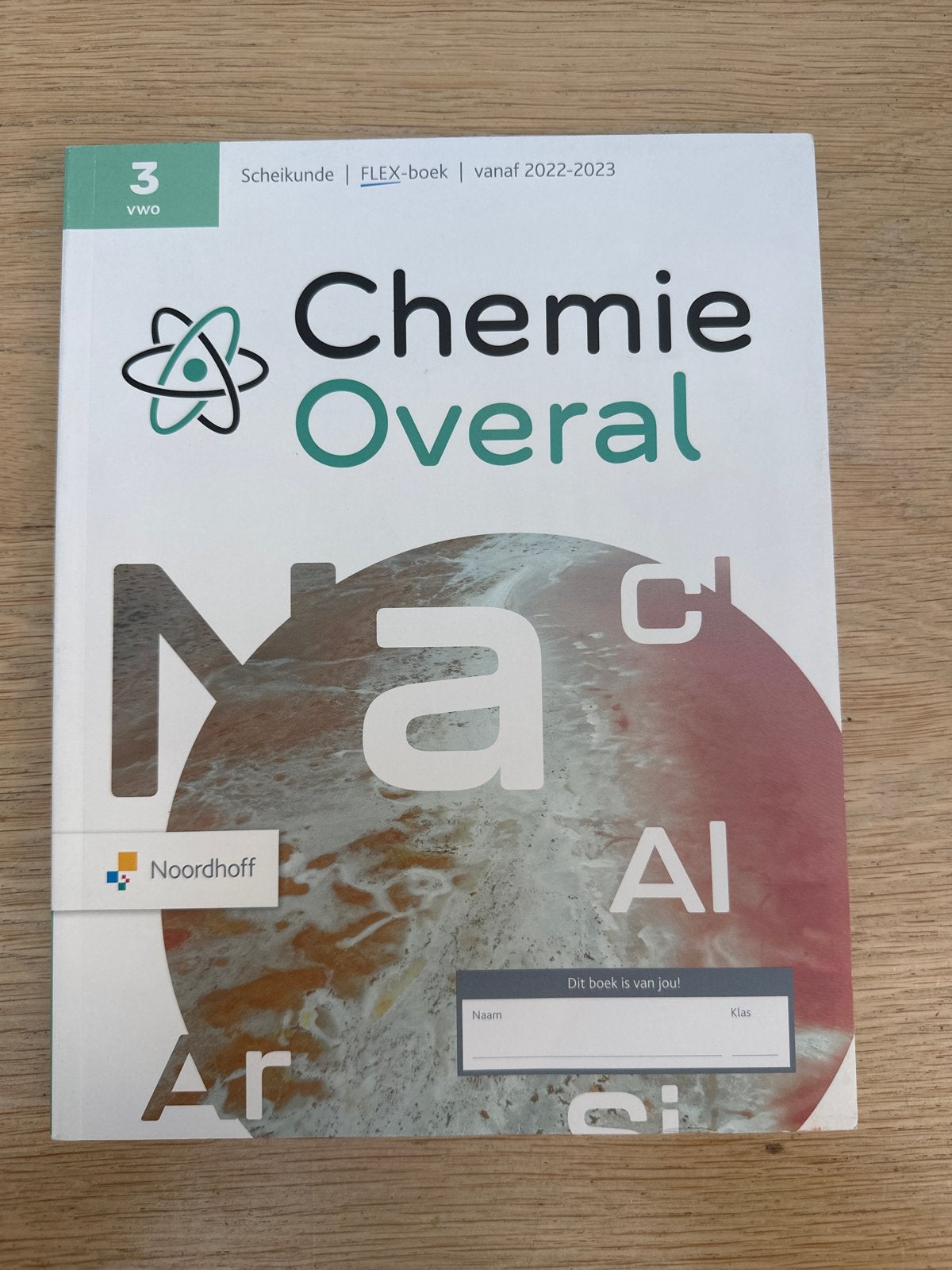 Chemie Overal 3 VWO FLEX-boek (2022-2023) Noordhoff, Ophalen of Verzenden, Beta, Zo goed als nieuw