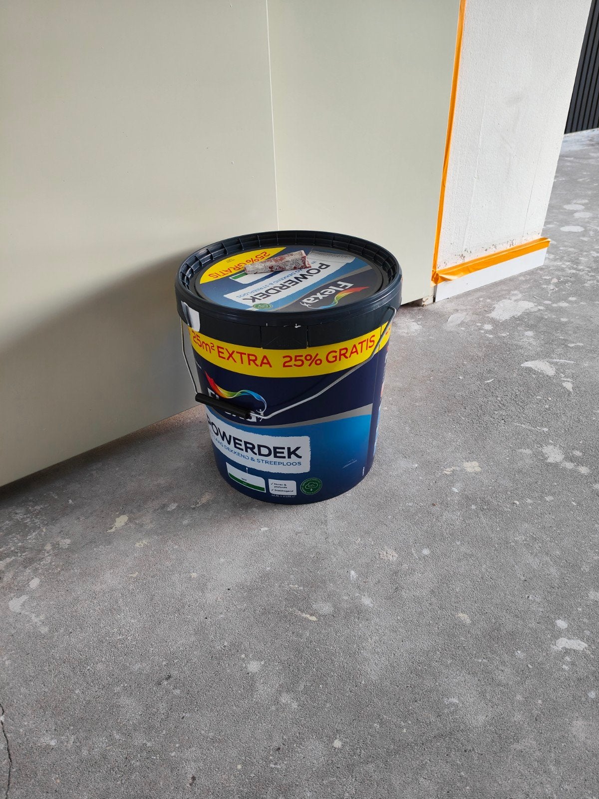 Flexa powerdek / mat wit en ral9010, Ophalen, Wit