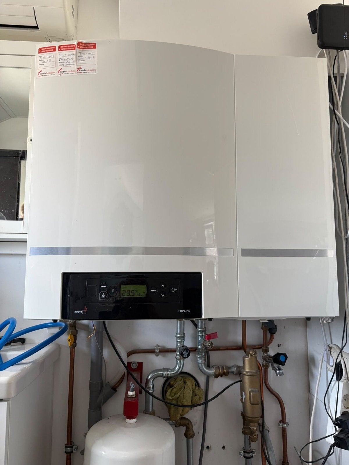 Nefit Topline combi ketel, Doe-het-zelf en Verbouw, Ophalen, Gebruikt, Geiser, Minder dan 20 liter