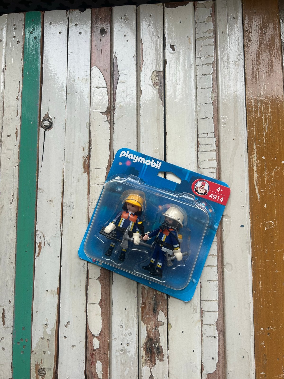 Playmobil Brandweerman 4914 - Nieuw in geopende verpakkin, Ophalen of Verzenden, Zo goed als nieuw, Jongen of Meisje