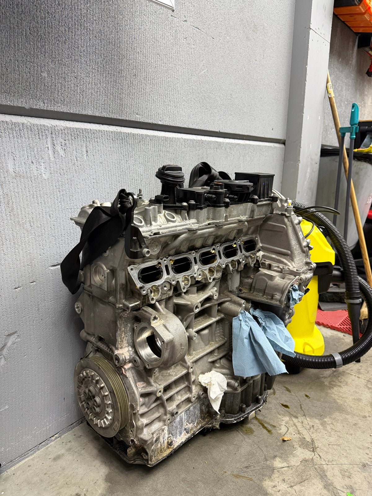 Motor blok 2.5 TFSI DNWA DAZA LOPEND, Ophalen, Gebruikt, Audi