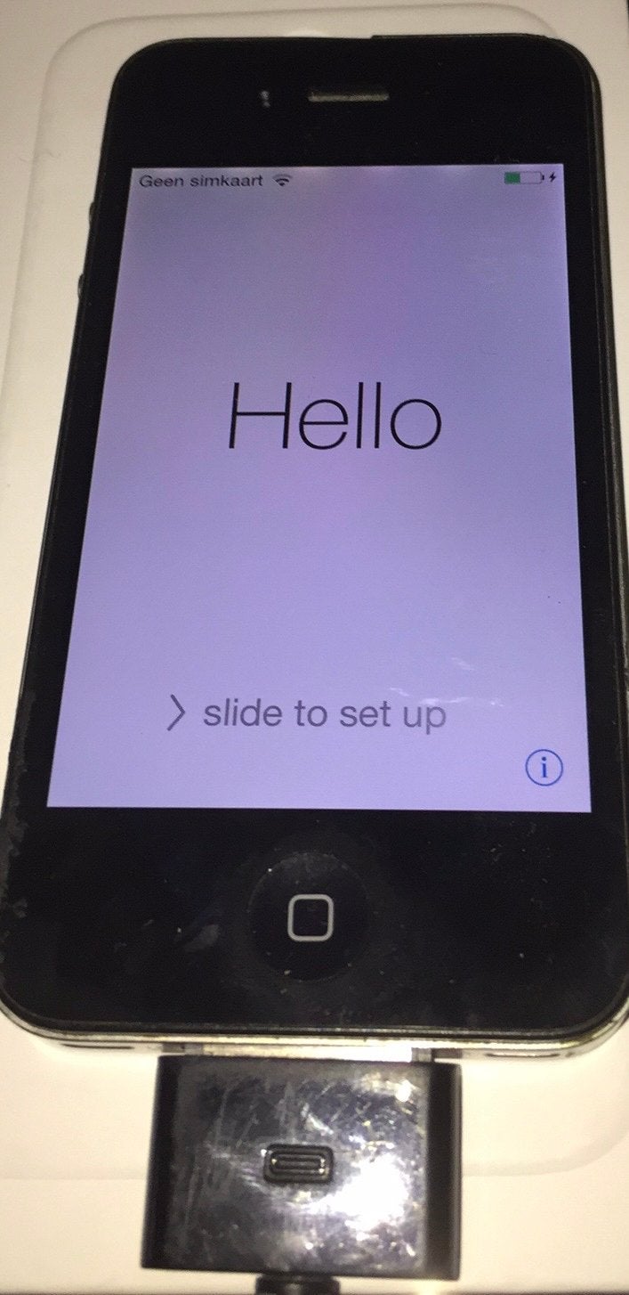 Apple iPhone 4 Zwart 16GB - Gebruikt, Gebruikt, 16 GB, Zwart, Ophalen of Verzenden