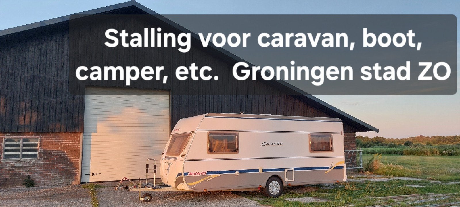 Stalling voor caravan, boot, camper. Groningen stad ZO, Caravans en Kamperen, Caravanstallingen