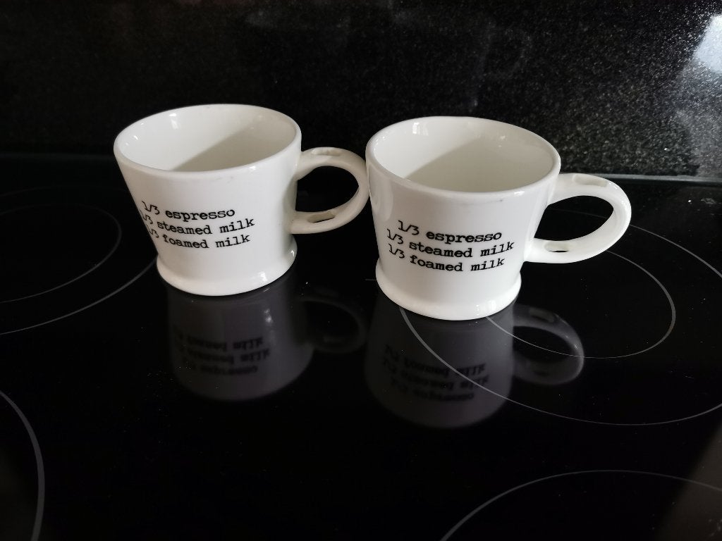 11 .. Riviera Maison espressokopjes, Ophalen of Verzenden, Zo goed als nieuw, Bord(en), Overige stijlen
