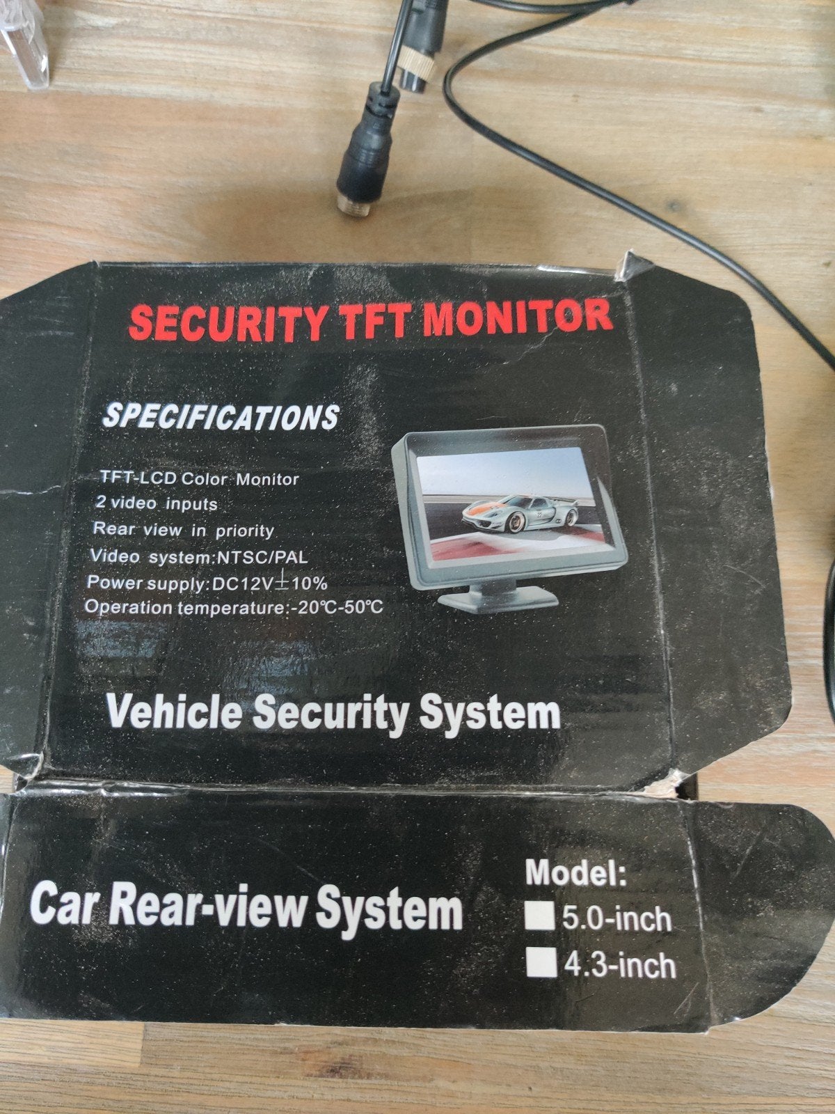 Achteruitrijcamera set met 5.0-inch TFT monitor, Ophalen of Verzenden, Gebruikt, Universele onderdelen