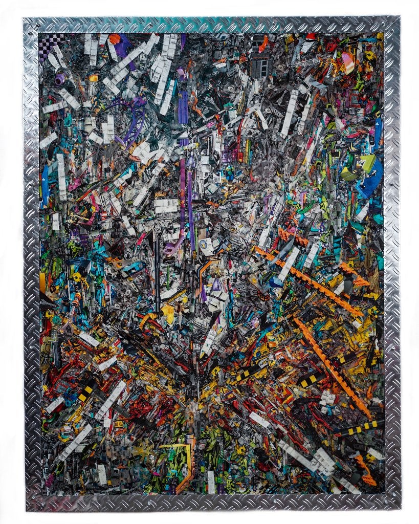 Collage 'Polyp', Ophalen