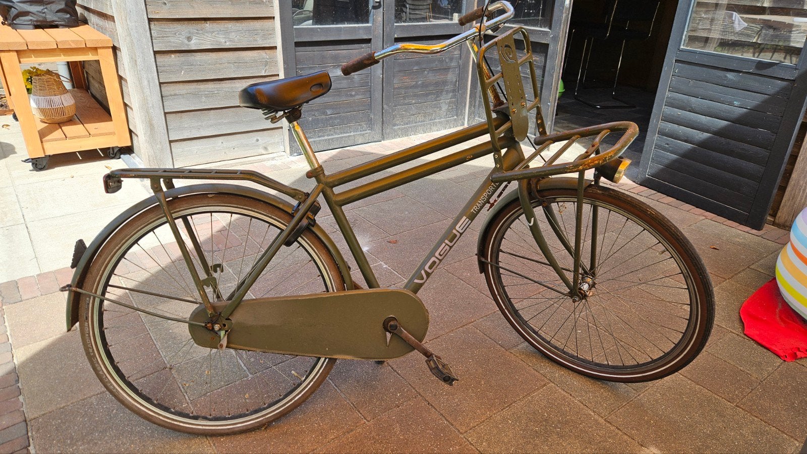 Vogue Transporter Herenfiets Groen 28inch, Framemaat 50cm, Fietsen en Brommers, Fietsen | Heren | Herenfietsen, 49 tot 53 cm, Ophalen
