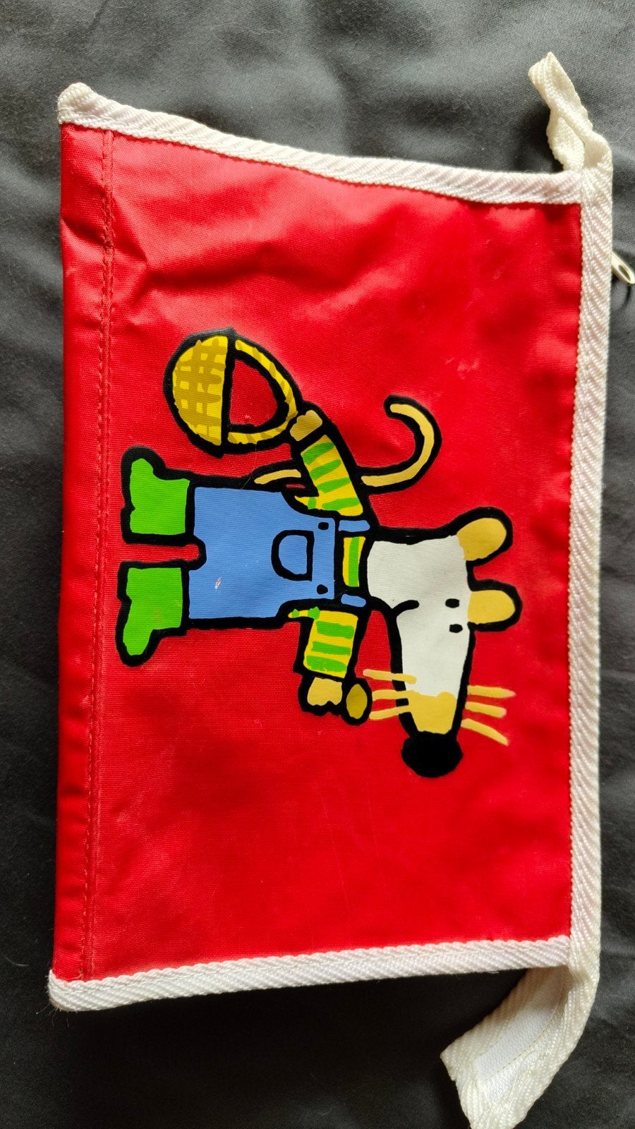 Maisy Toilettas - Rood met Leuke Dierenprints, Sieraden, Tassen en Uiterlijk, Toilettassen, Ophalen of Verzenden, Gebruikt, Rood
