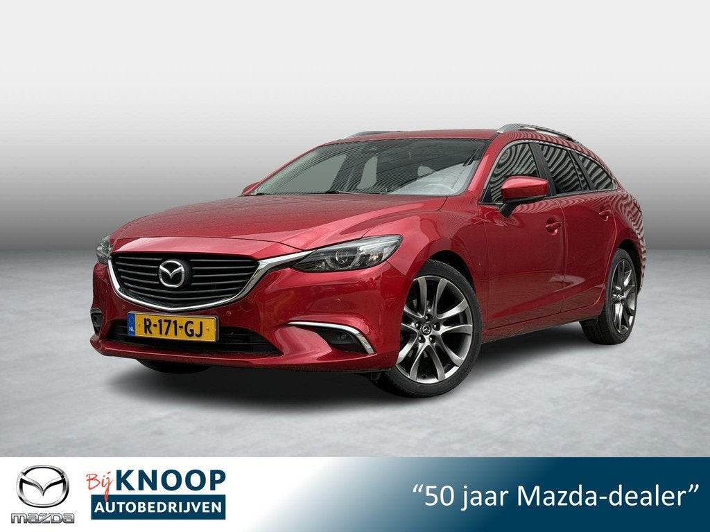 Mazda 6 Sportbreak 2.2D SkyActiv-D 150 Skylease+ | Trekhaak, Auto's, Voorwielaandrijving, 4 cilinders, 150 pk, 1492 kg