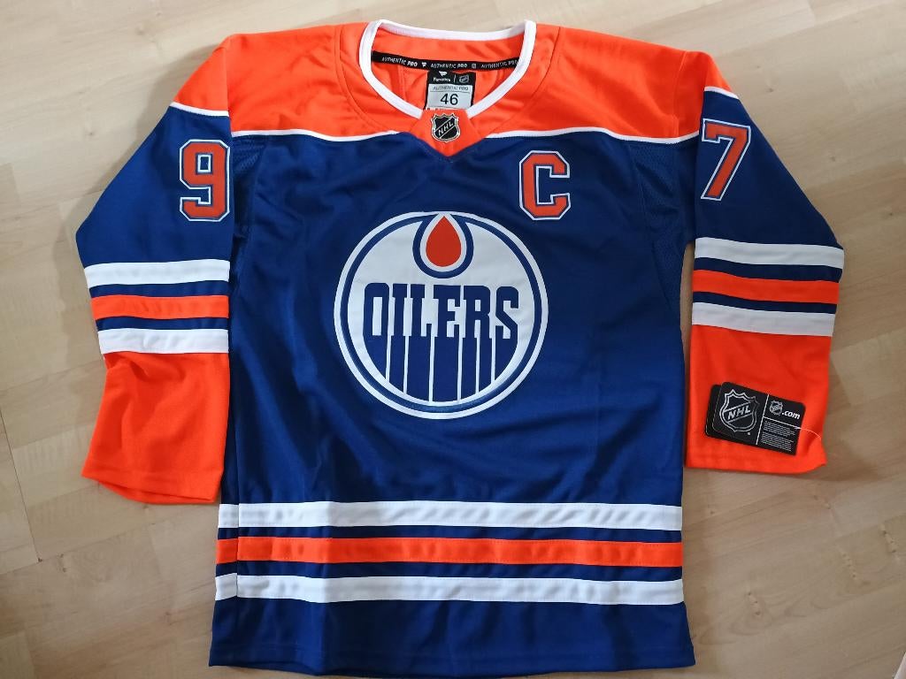 Edmonton Oilers Jersey McDavid maat: M, Sport en Fitness, IJshockey, Verzenden, Nieuw, Kleding