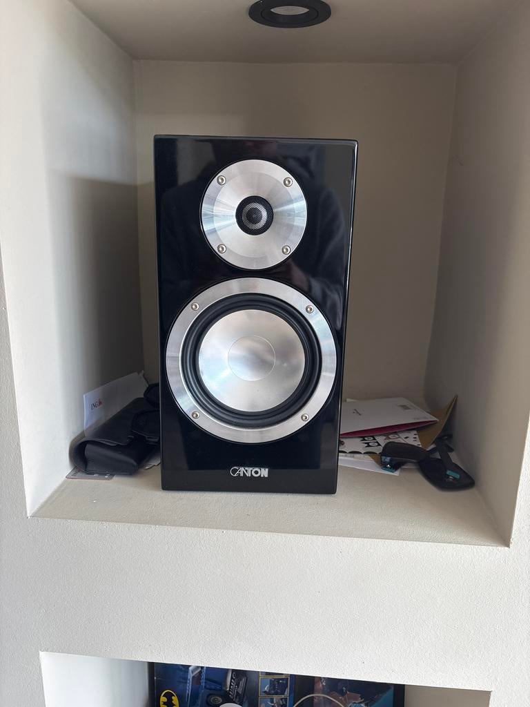 Canton Chrono SL 530.2 Boekenplank Speaker Zwart, Ophalen of Verzenden, Zo goed als nieuw, Overige merken
